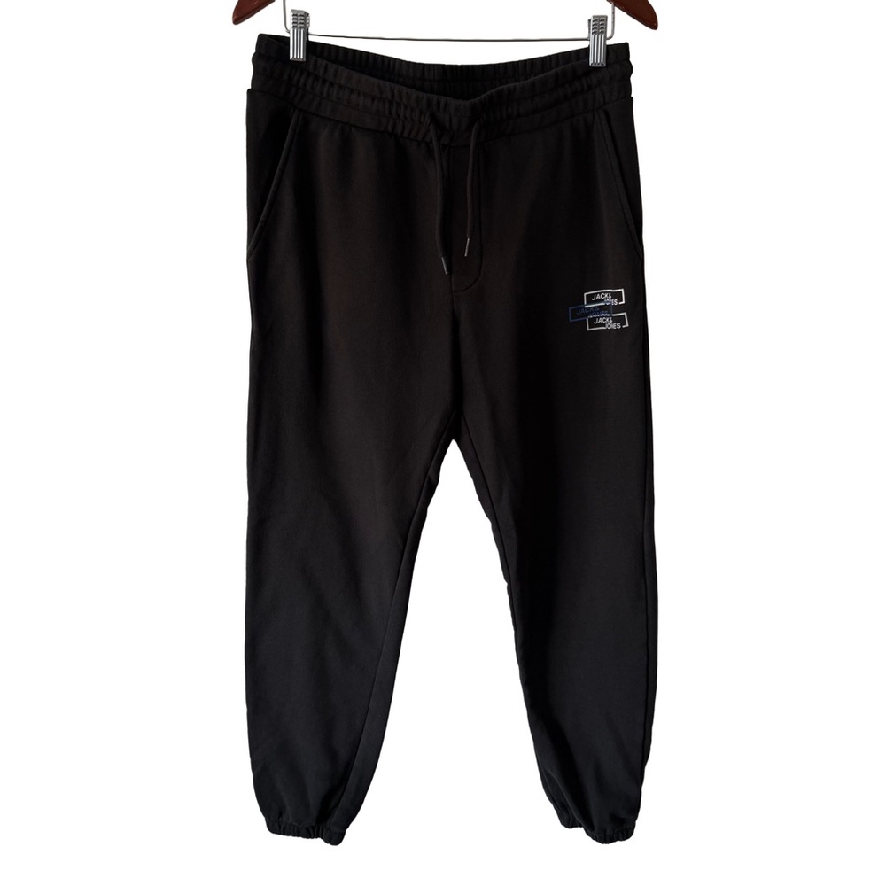 Jack & Jones Black Jogger Sweatpants Medium